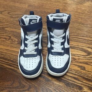 Nike Kids Sneakers - Dark Blue and White